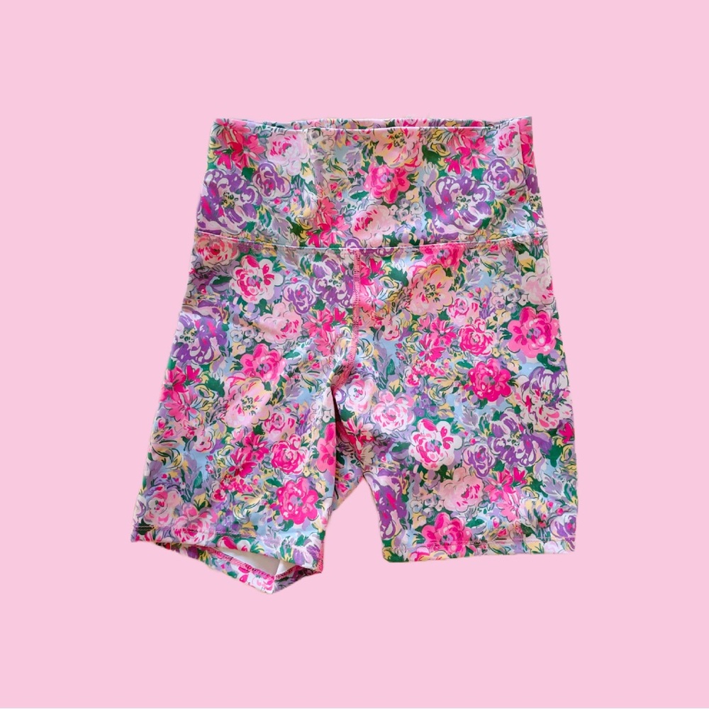 Beach Riot Floral Biker Shorts
